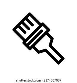 brush icon or logo isolated sign symbol vector illustration - high quality black style vector icons
