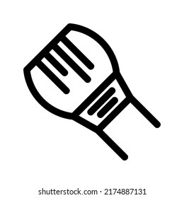 brush icon or logo isolated sign symbol vector illustration - high quality black style vector icons
