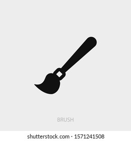 Brush icon. New trendy brush vector illustration symbol.