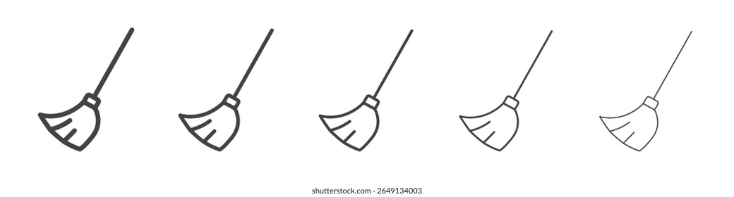 Brush icon outline ilustration vector symbol