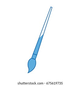 brush icon paint school supply creativity artistic