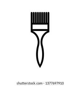 Brush icon - Paint brush sign vector