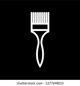 Brush icon - Paint brush sign vector