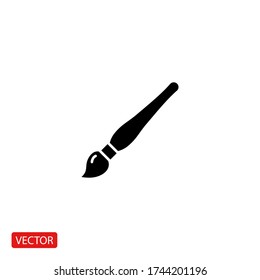 Brush Icon. paint icon. Vector illustration EPS 10.