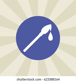 brush icon. sign design. background