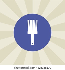 brush icon. sign design. background