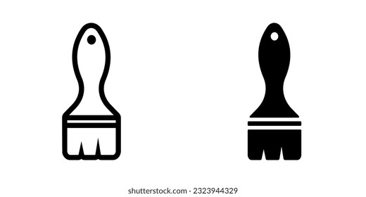 Brush icon. sign for mobile concept and web design. vector illustration