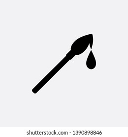 brush icon sign signifier vector