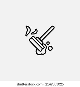 Brush icon sign vector,Symbol, logo illustration for web and mobile
