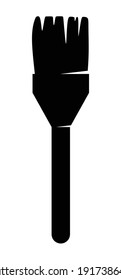 brush icon. simple, modern, and minimalist