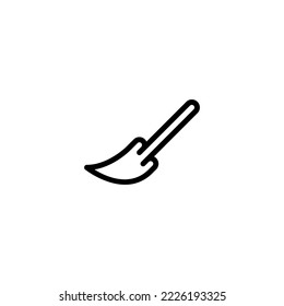 Brush icon. Simple style color company big sale poster background symbol. Css code code button. Color brand logo design element. T-shirt printing. Vector for sticker.