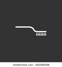 brush icon, stock vector, eps10.