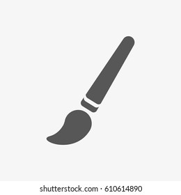 brush  icon stock vector illustration flat design