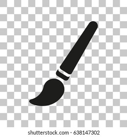 brush  icon stock vector illustration flat design