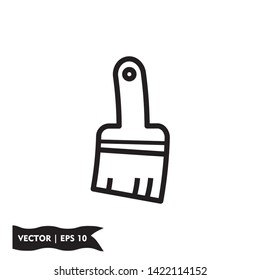 brush icon symbol sign, logo template, vector, eps 10