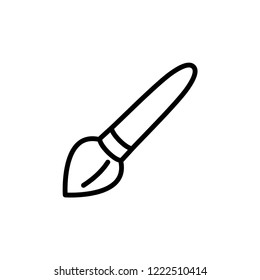 Brush Icon in trendy flat style isolated on grey background. Paint symbol for your web site design, logo, app, UI. Vector illustration, EPS10.
