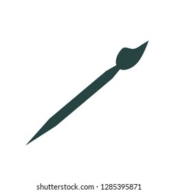 Brush Icon in trendy flat style isolated on white background. Paint symbol. Vector illustration.