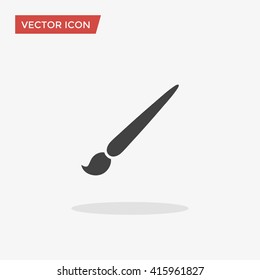 Brush Icon in trendy flat style isolated on grey background. Paint symbol for your web site design, logo, app, UI. Vector illustration, EPS10.