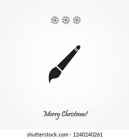 Brush Icon Vector.