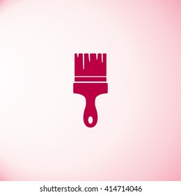 Brush icon vector