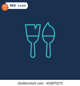 Brush Icon Vector.