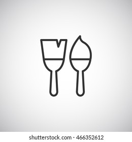 Brush Icon Vector.