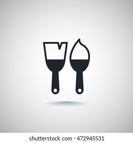 Brush Icon Vector. 