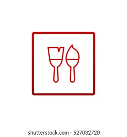 Brush Icon Vector.