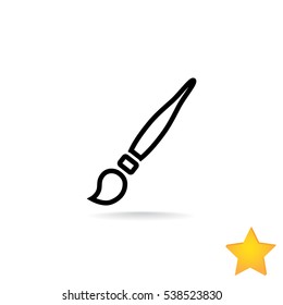 Brush Icon Vector.