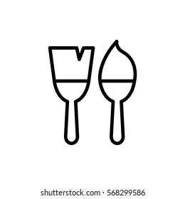 Brush Icon Vector.