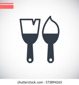 Brush Icon Vector. 