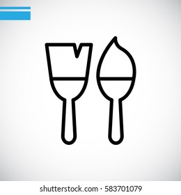 Brush Icon Vector.