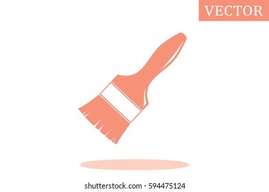 Brush icon vector.