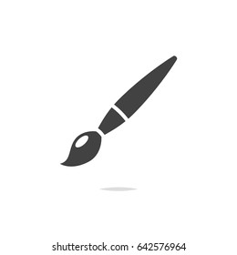 Brush icon vector