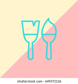 Brush Icon Vector.