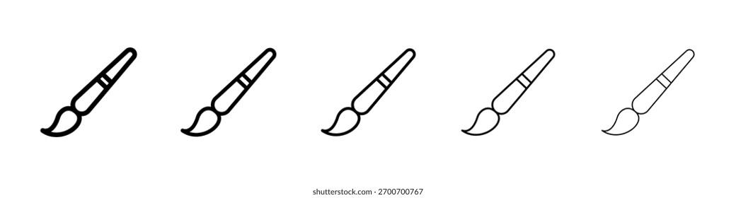 Ilustración de Arte vectorial de icono de pincel