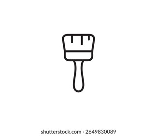Ilustración de arte de diseño de Vector de icono de pincel.