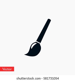 Brush Icon, Vector EPS 10 illustration style