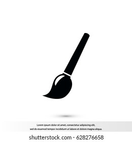 Brush Icon, Vector EPS 10 illustration style