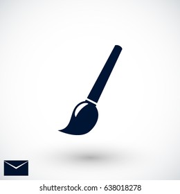 Brush Icon, Vector EPS 10 illustration style