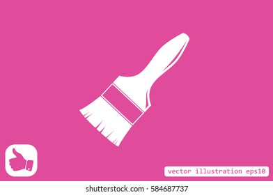Brush icon vector eps10.