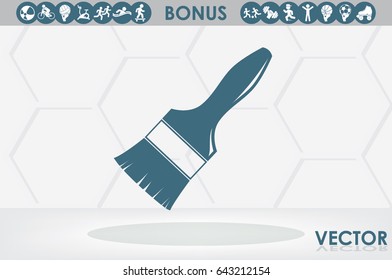 Brush icon vector eps10.