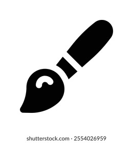 brush icon. vector glyph icon for your website, mobile, presentation, and logo design.