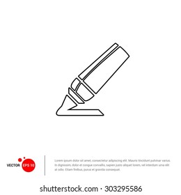 Brush icon - Vector Illustration