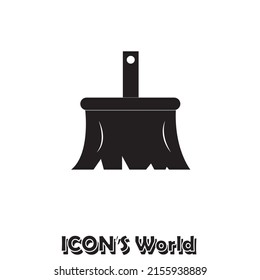Brush icon. Vector illustration eps10.