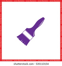 Brush icon vector illustration eps10.
