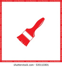 Brush icon vector illustration eps10.