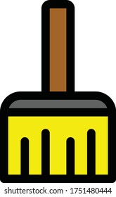 ilustración vectorial de icono de pincel
