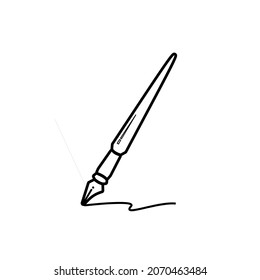 brush icon vector illustration logo template for many purpose. Isolated on white background.