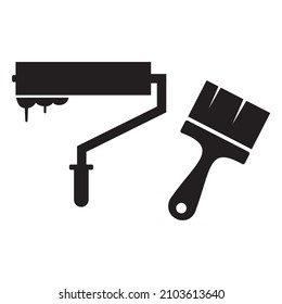 Brush icon vector illustration symbol